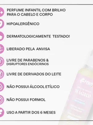 Spray de Brilho Mágico2 Férus Kids Tutti Frutii 110ml
